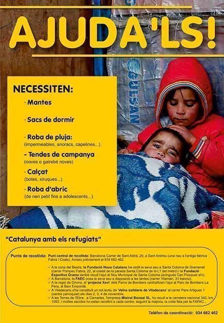 Cartell divulgació de la campanya