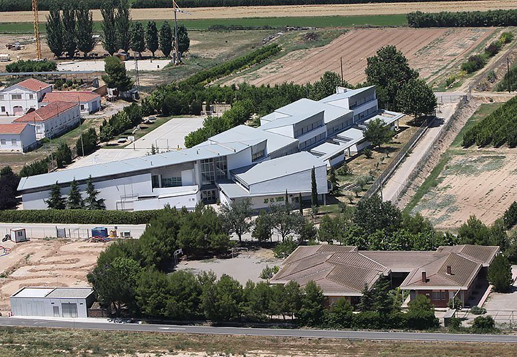 Imatge de l'INS La Serra que acull els alumnes del Pla d'Urgell