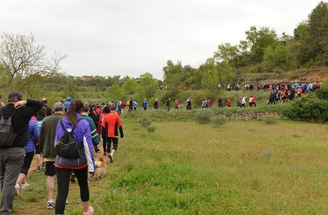 La Marxa de les Cabanes de Volta, als Omellons texte