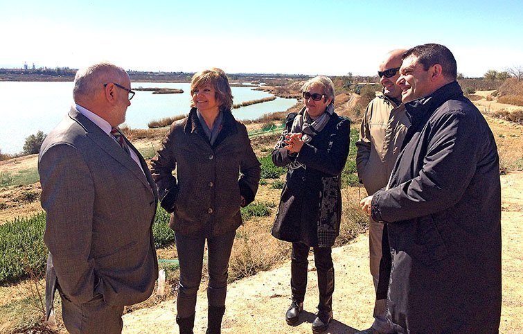 Consellera Meritxell Borràs visita l'Estany d'Ivars i Vila-sana