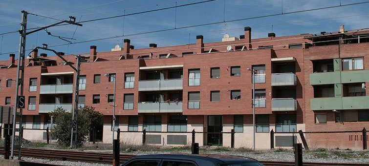 La promoció d'habitatges del carrer Indústria de Mollerussa.