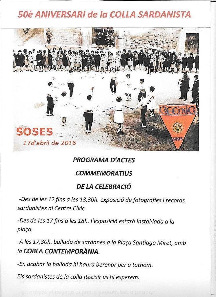 CARTELL SARDANISTES Soses interiro