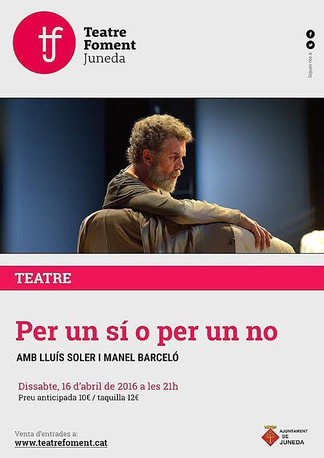 cartell Teatre Foment Juneda texte