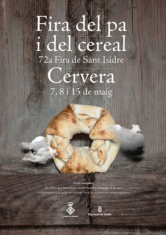 cartell Fira del Pa i el Cereal 2016 texte
