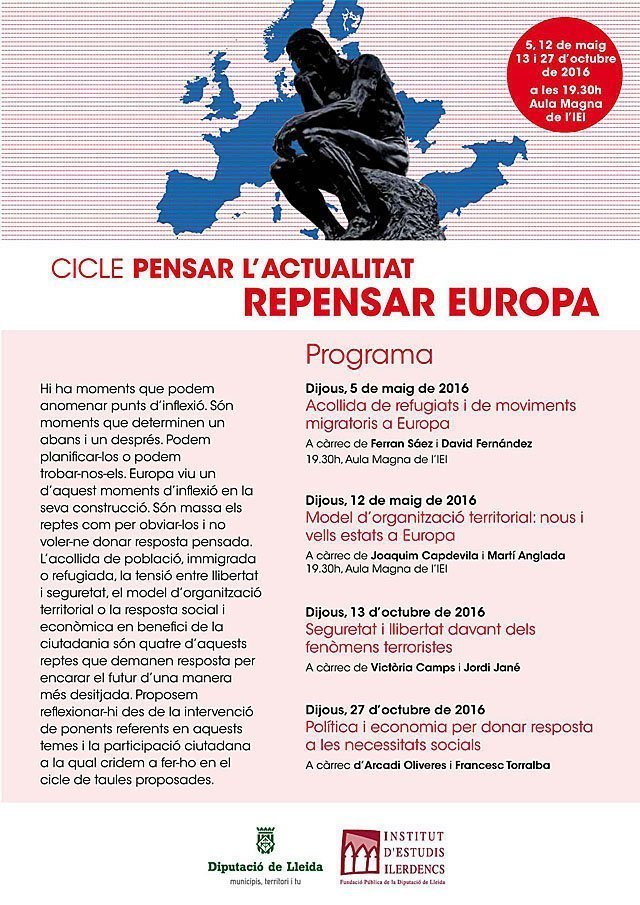 cartell diputacio Europa