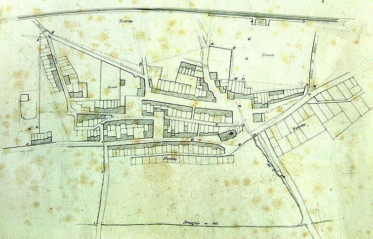 Planol de Bell-lloc de 1876