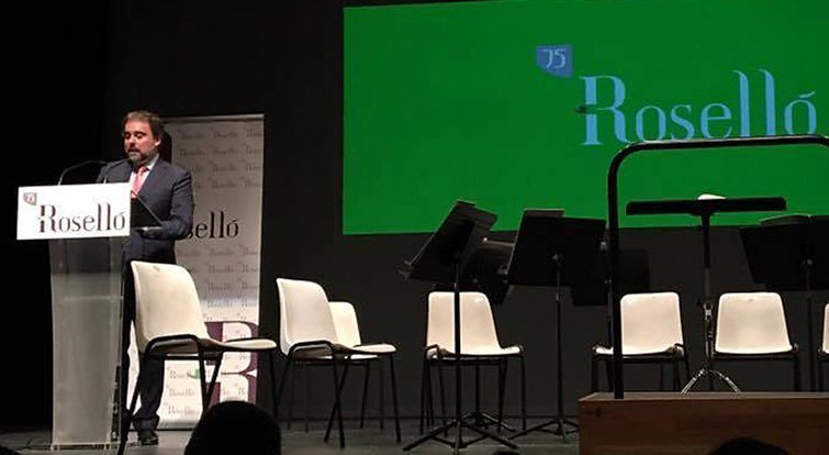 La tercera generació de la família Roselló en l'acte del 75è aniversari
