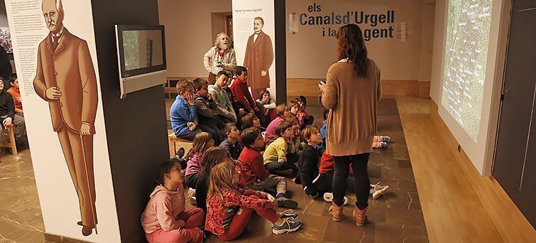 Visites escolars a l'Espai Cultural del Canals d'Urgell Visites escolars a l'Espai Cultural del Canals d'Urgell