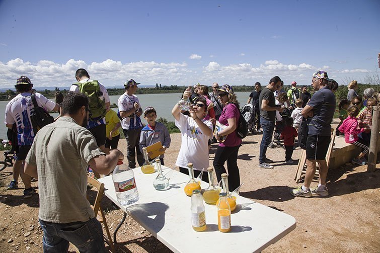 Un petit refrigeri en finalitzar la volta a l'Estany