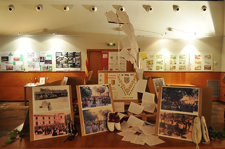 Material gràfic de l'exposició de les colles sardanistes del Pla d'Urgell