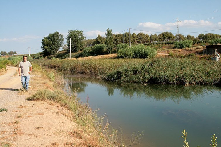 Ventura Roca en el pantà