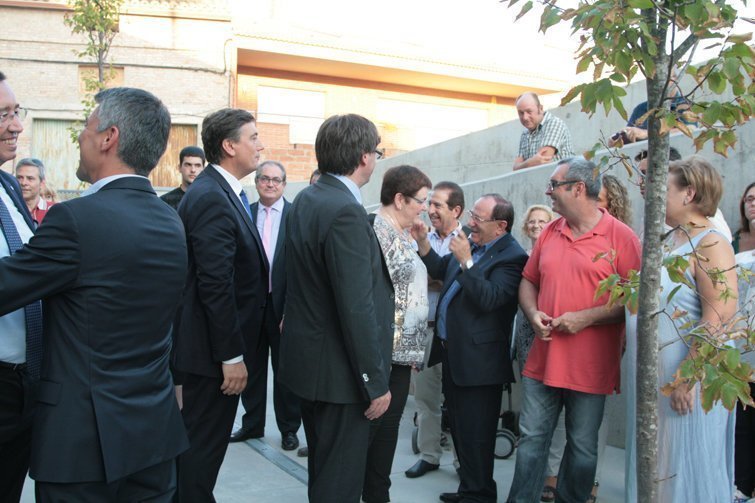 El president conversa amb els industrials de la zona