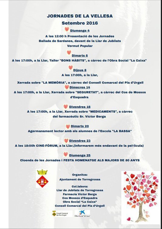 PROGRAMA TORREGROSSA GENT GRAN