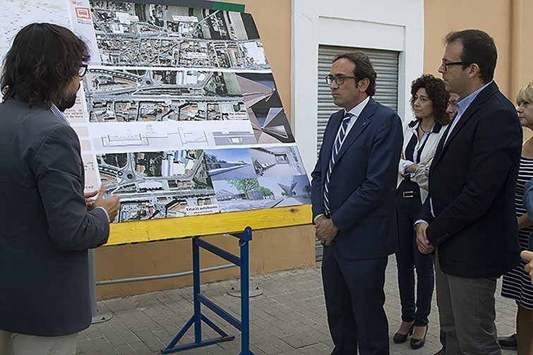Rull Visita obres estació Mollerussa
