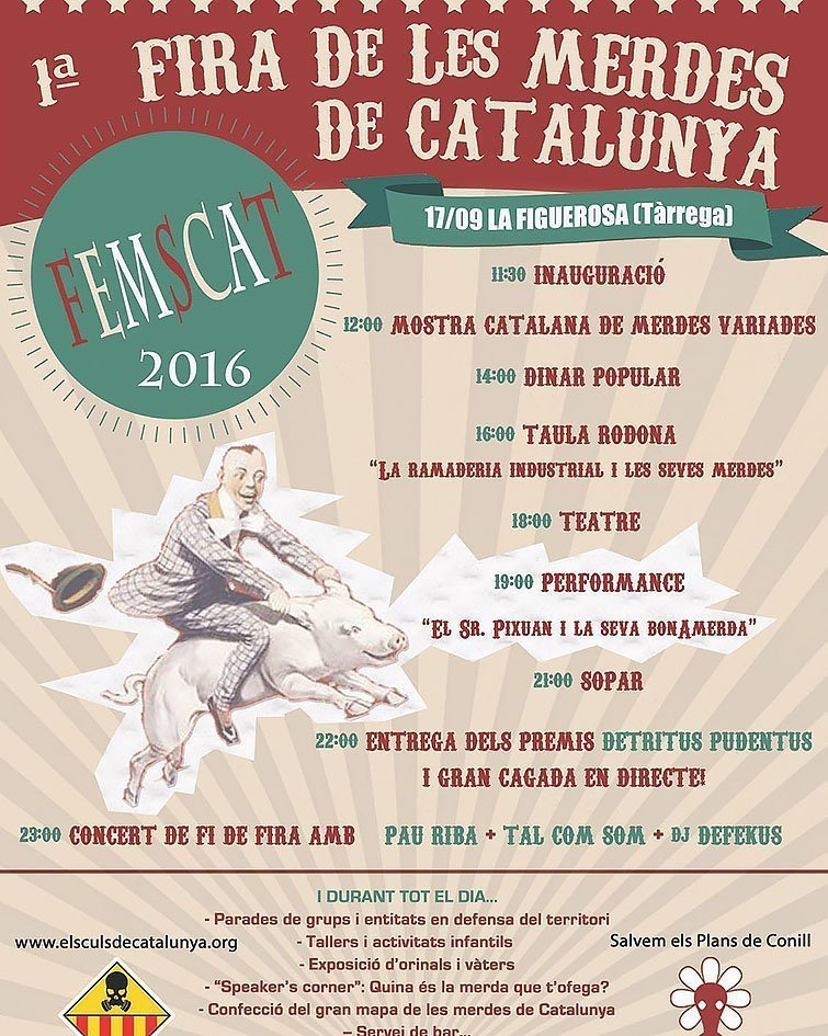 Fira de la Mrda Figuerosa cartell texte