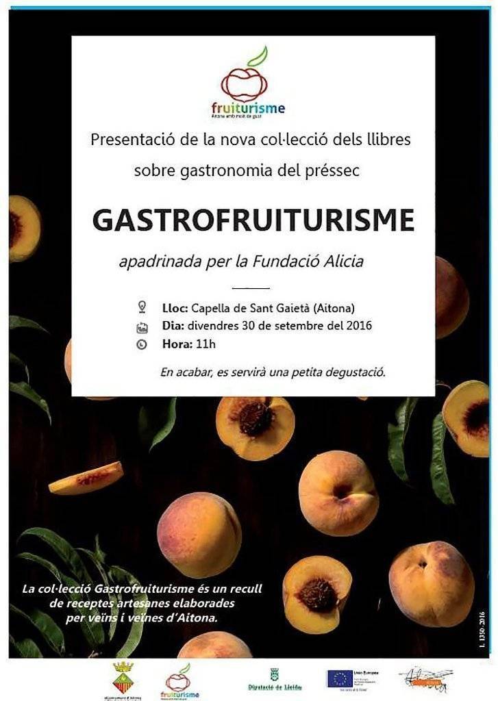Cartell presentació col·lecció Gastrofruiturisme texte