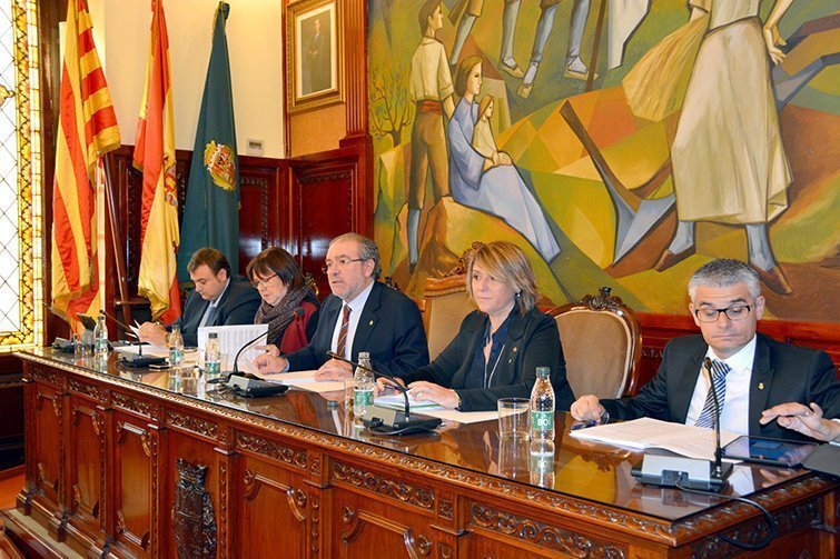 Ple de la Diputació de Lleida 21 d'octubre