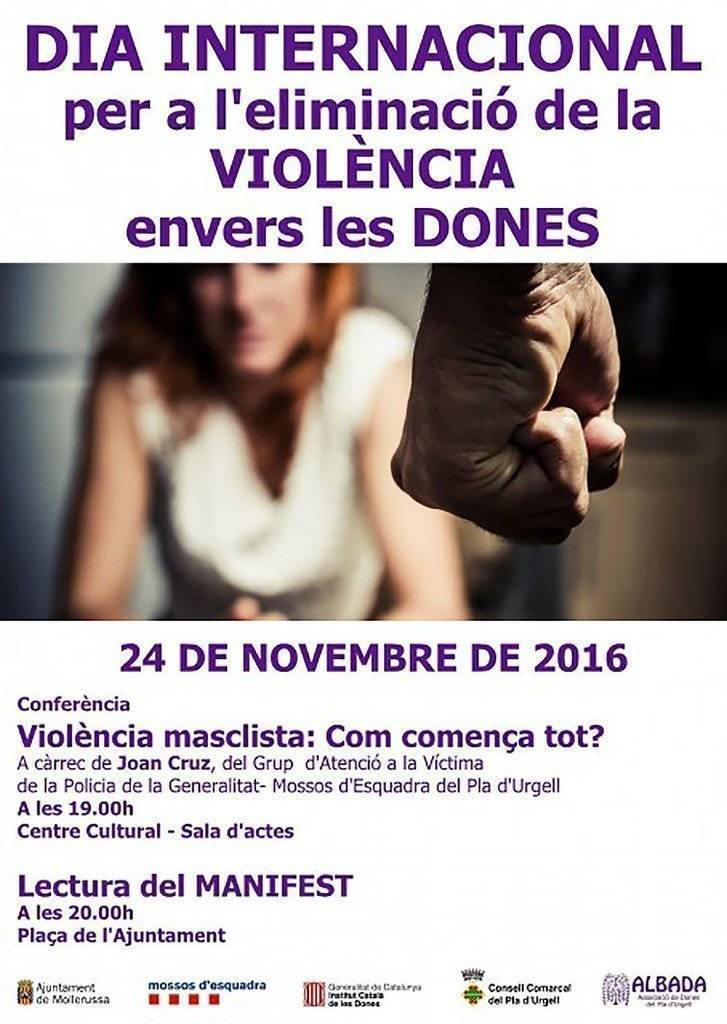 violencia dones interior texte cartell