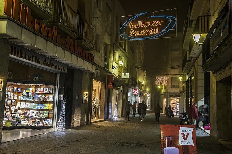 Encesa de les llums de Nadal a Mollerussa 2