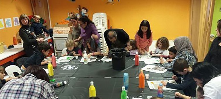 Tallers en la Biblioteca Jaume Vila de Mollerussa 1