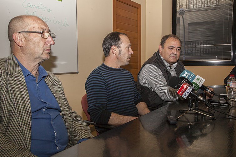 Àlex Mases i Jaume Montfort en la roda depremsa