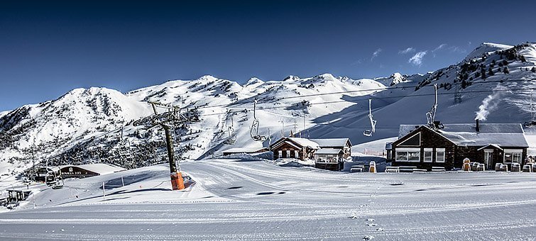 Imatge de l'estació de Baqueira-Beret