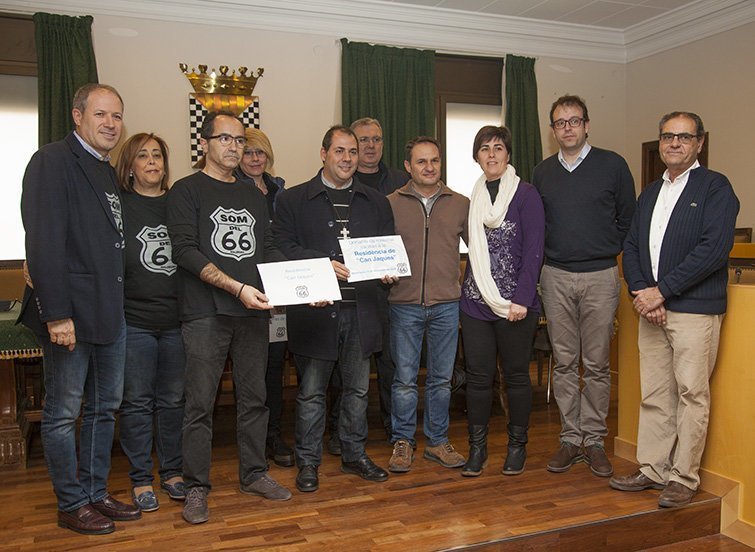 Colla del 66 lliurament entitats Socials Texte