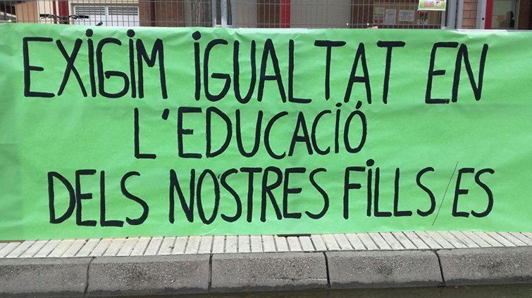 Manifestació Escola Sant Joan de Benavent de Segrià 2