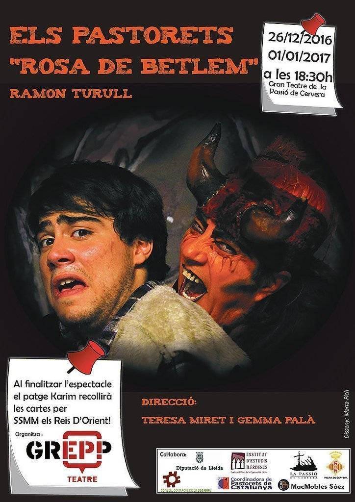 Cervera Pastorets cartell texte