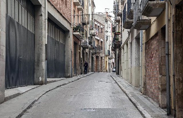 Imatge del carrer Urgell de Tàrrega