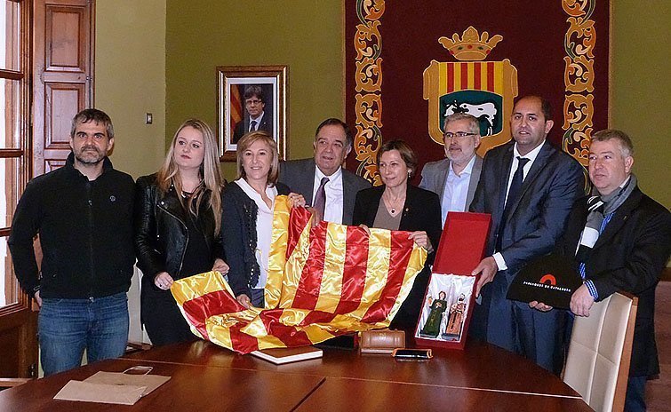 Visita de la Presidenta del Parlament de Catalunya a l'Ajuntament de les Borges texte 2