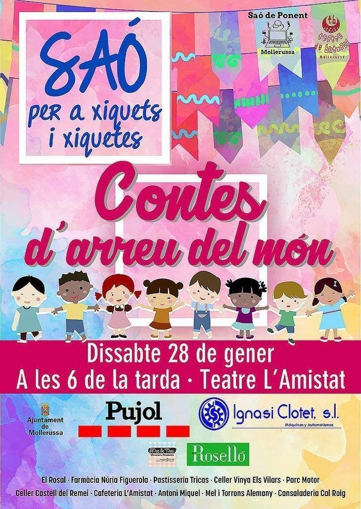 Mollerussa Contes Sao de Ponent Cartell texte