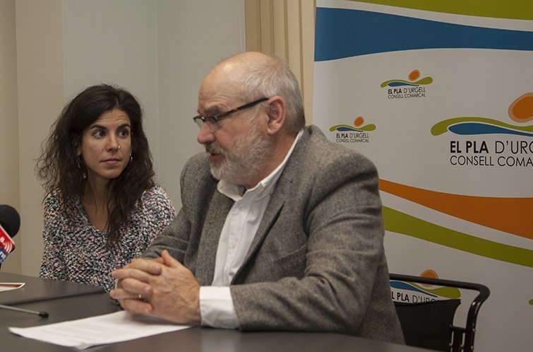 Eva Reñé i Josep M. Huguet presenten el programa Eva Reñé i Josep M. Huguet presenten el programa