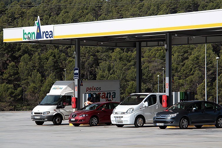 Estació de servei de la companyia BonÀrea