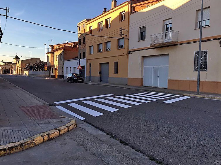 Actuacions de Seguretat viaria al Palau d'Anglesola