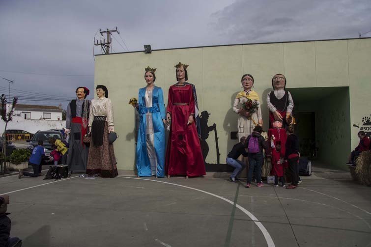 Fira de l'Estany a Ivars d'Urgell Trobada gegantera