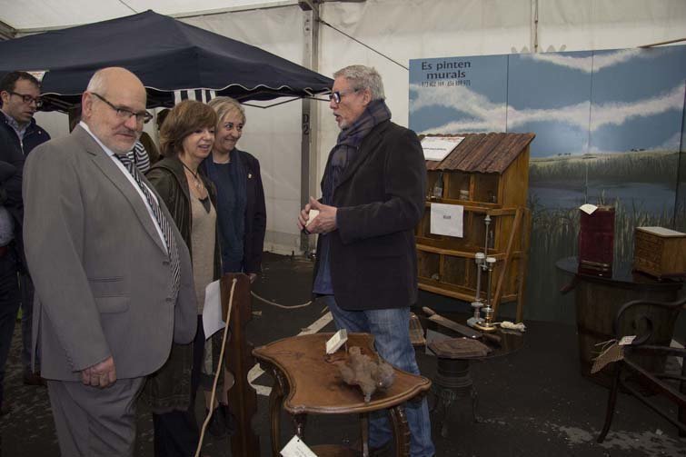 Visita de la consellera Borràs a la Fira de l'Estany d'Ivars d'Urgell 1