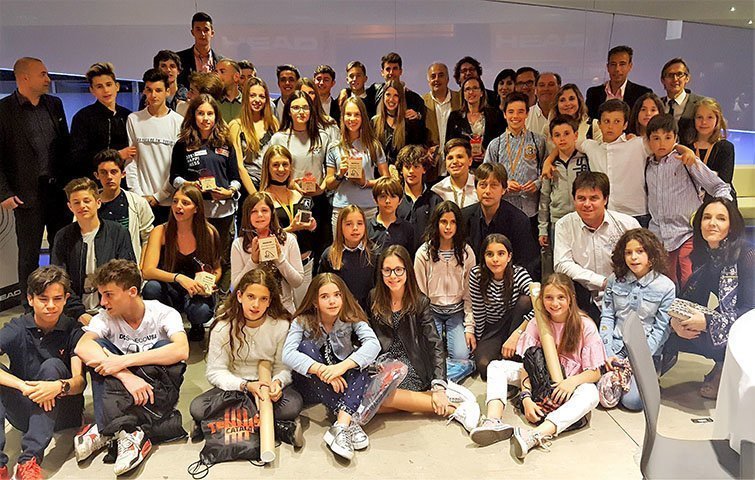 Els guardonats en la Gala del Tennis lleidatà