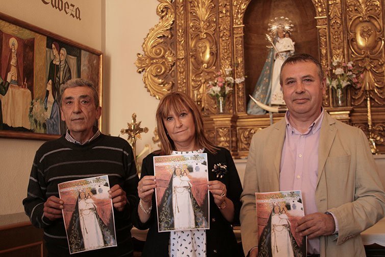 Lorena Jurado i l'alcalde Joan Ramon Sangrà