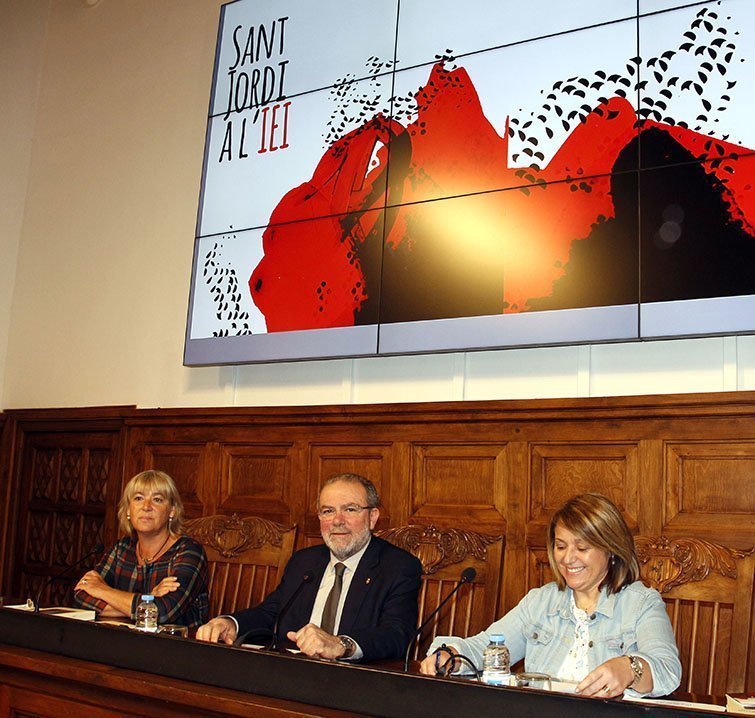 Macià, Reñé i Pujol presenten l'agenda d'activitats i publicacions de l'IEI 1
