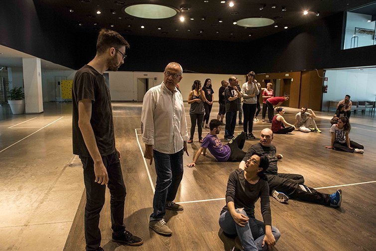 Assajos de la producció lleidatana Goyescas 2