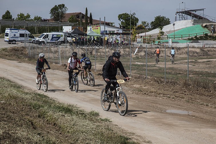 La Catigat al seu pas pel circuit de BMX de Vila-sana