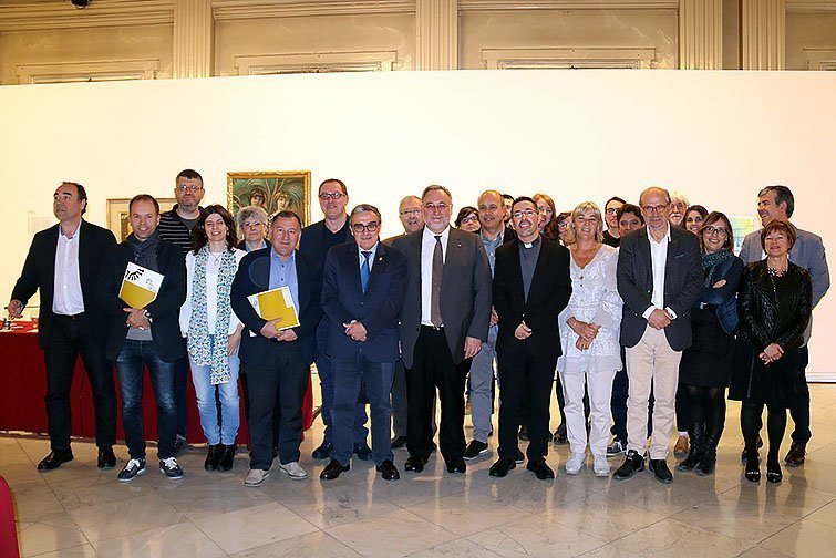 Representants i membres de la Xarxa Territorial de Museus de les Terres de Lleida i Aran texte