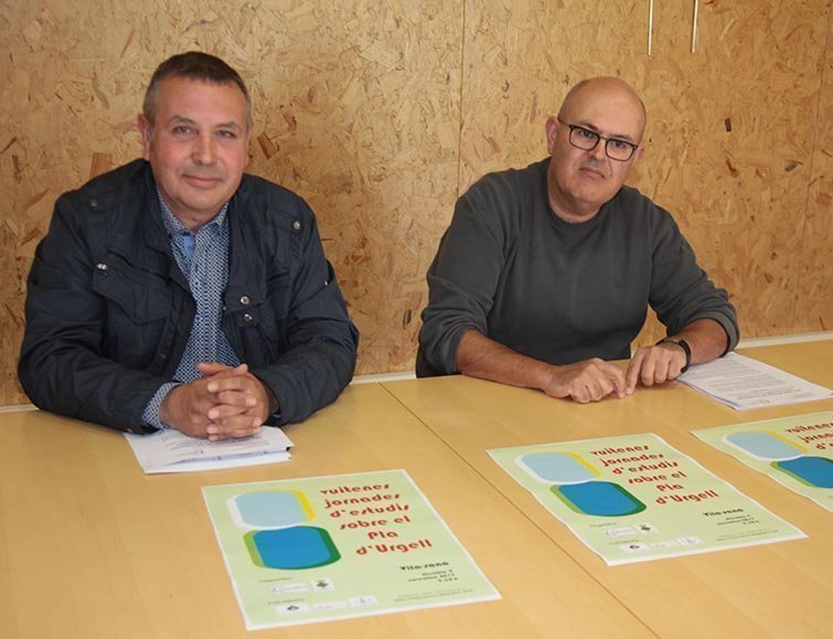 Sangrà i Cabau presentes les vuitenes Jornades d'Estudis sobre el Pla d'Urgell,