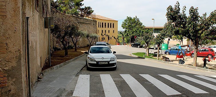 Actuacions que s'han realitzat a la plaça del Portalet de Cervera