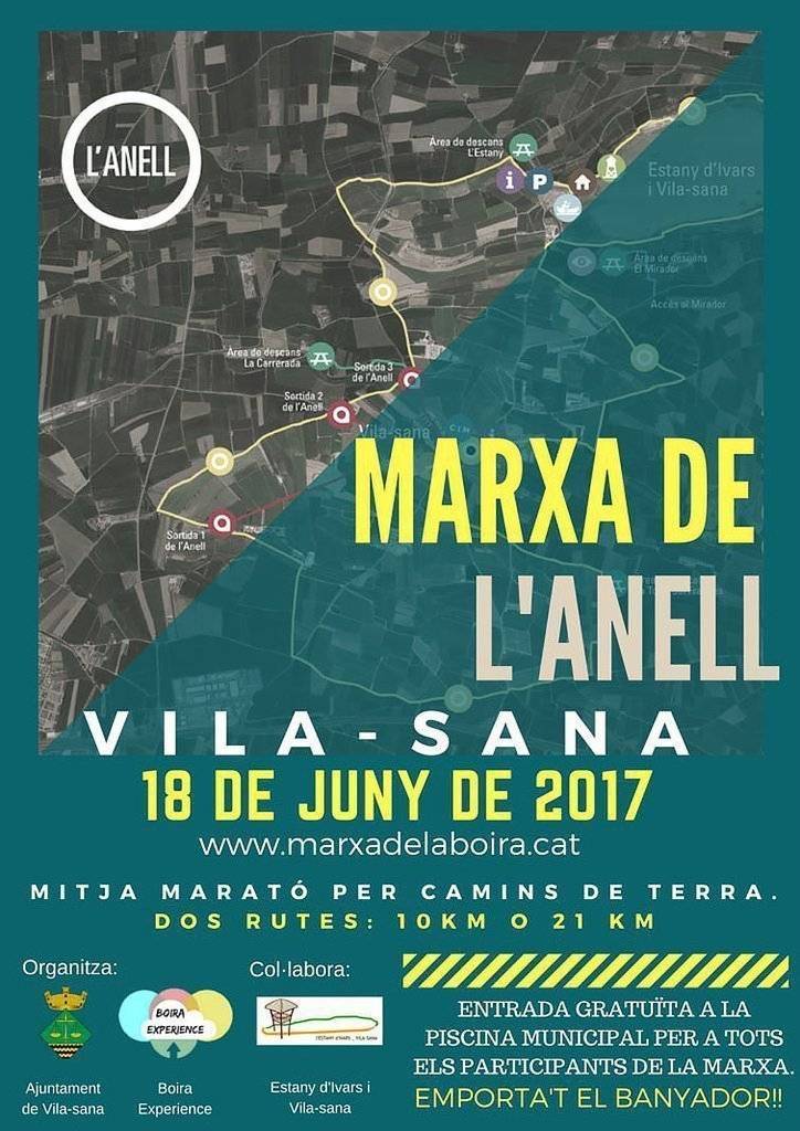Marxa de l'Anell de Vila-sana cartell texte