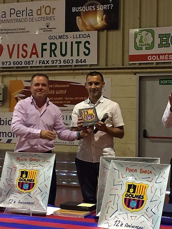 Reconeixement penya Blaugrana Golmés