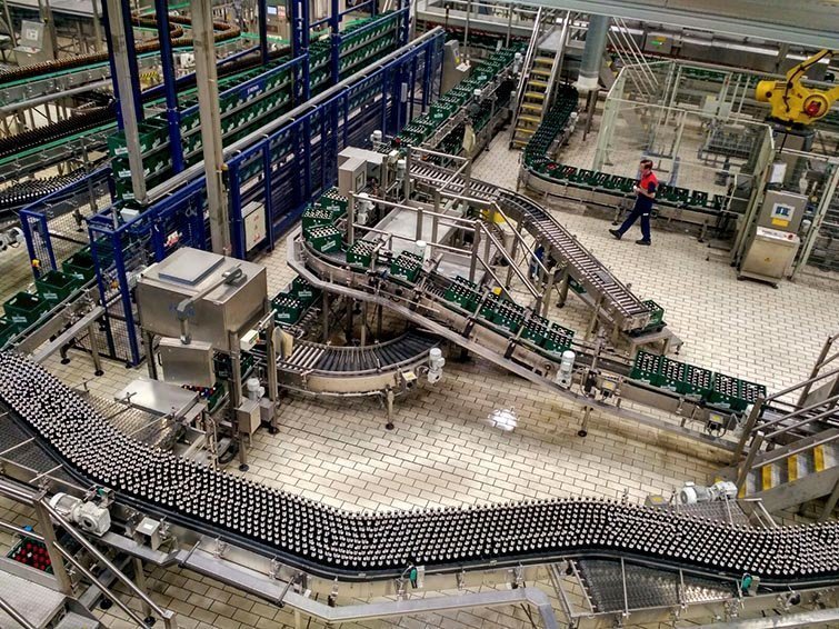 Imatge de la planta de la cervesera Sant Miquel a Lleida