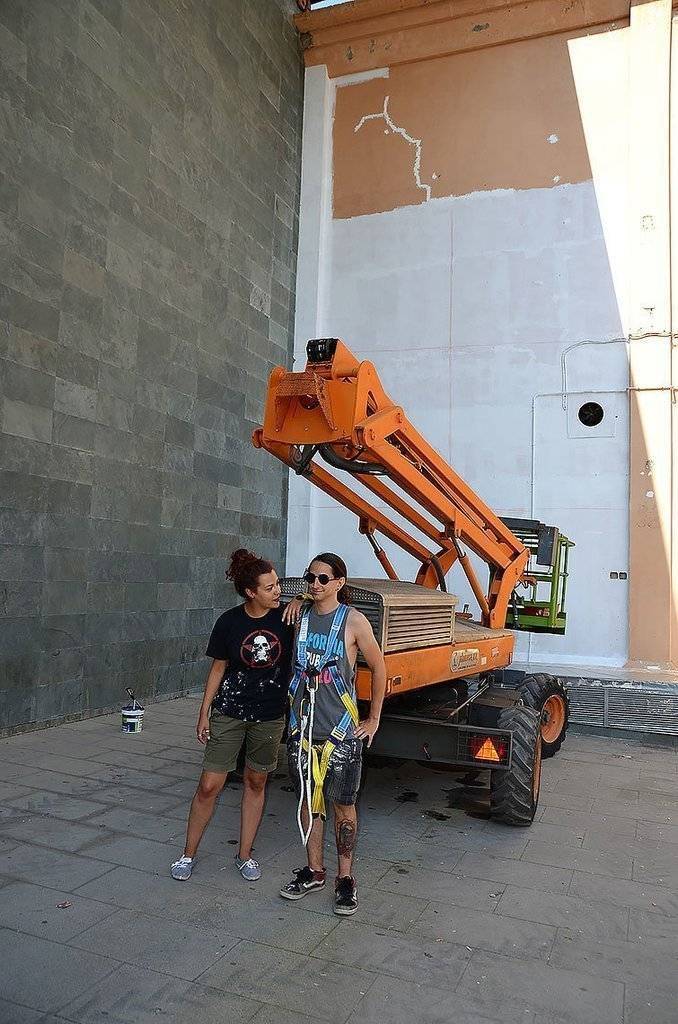 Mollerussa mural al Teatre L'Amistat texte