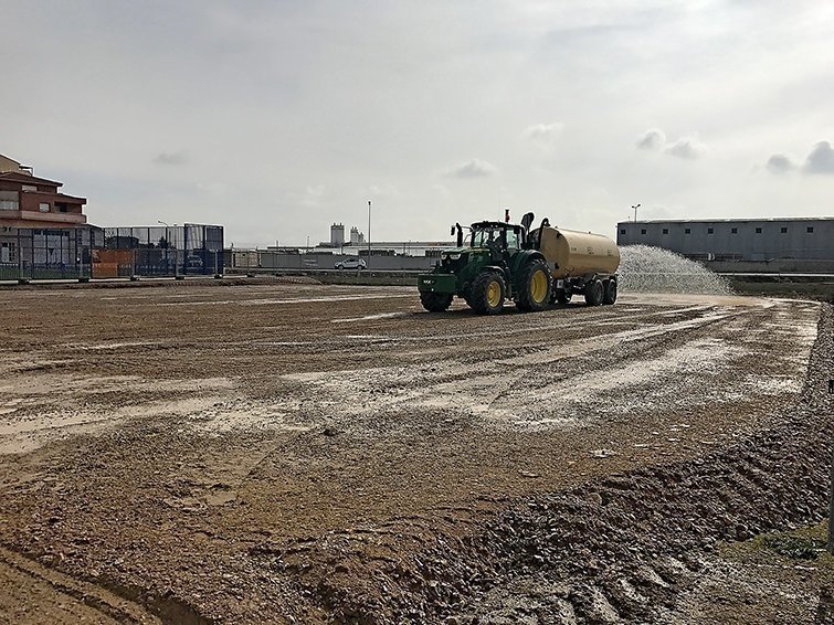 Serboniu treballs de construcció